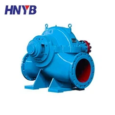 Ašiškai padalintas sraigtinis korpuso siurblys